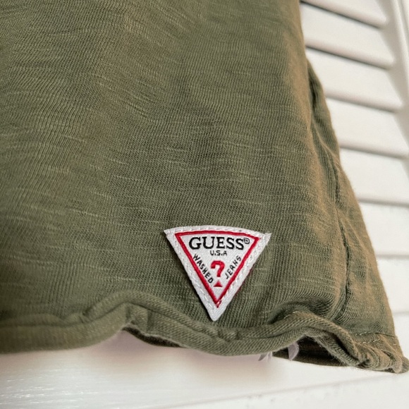 Guess cropped t shirt in Green, size S, excellent condition - Picture 5 of 5